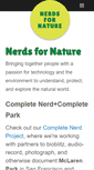 Mobile Screenshot of nerdsfornature.org